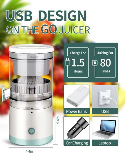 JuicerGo Pro – Exprimidor Inalámbrico Portátil para Jugos Frescos